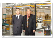 中國紡織報社長遲宗君、副主編張澤華視察我司